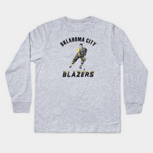 1967 Oklahoma City Blazers Kids Long Sleeve T-Shirt